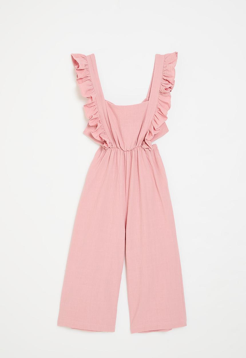Pop Candy - Frilled jumpsuit - pink