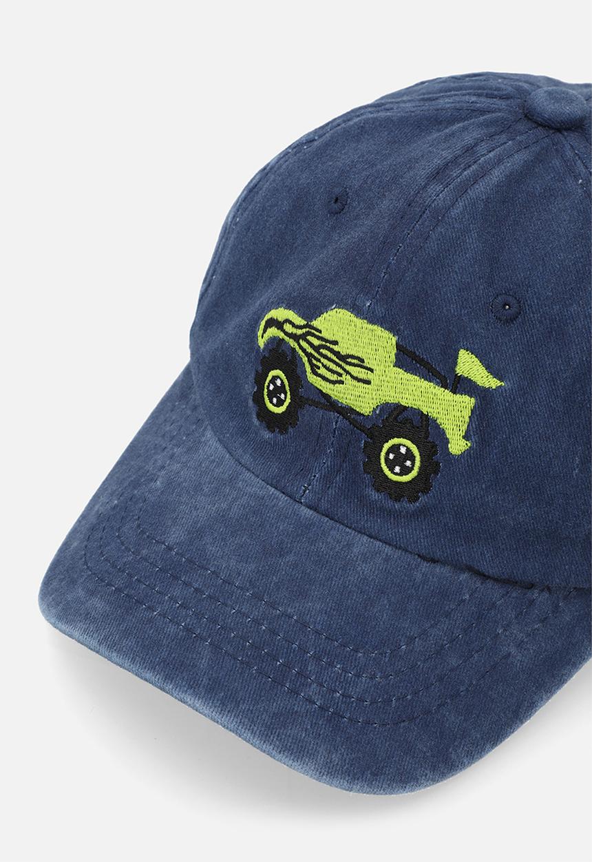 Pop Candy - Monster truck cap - blue & green