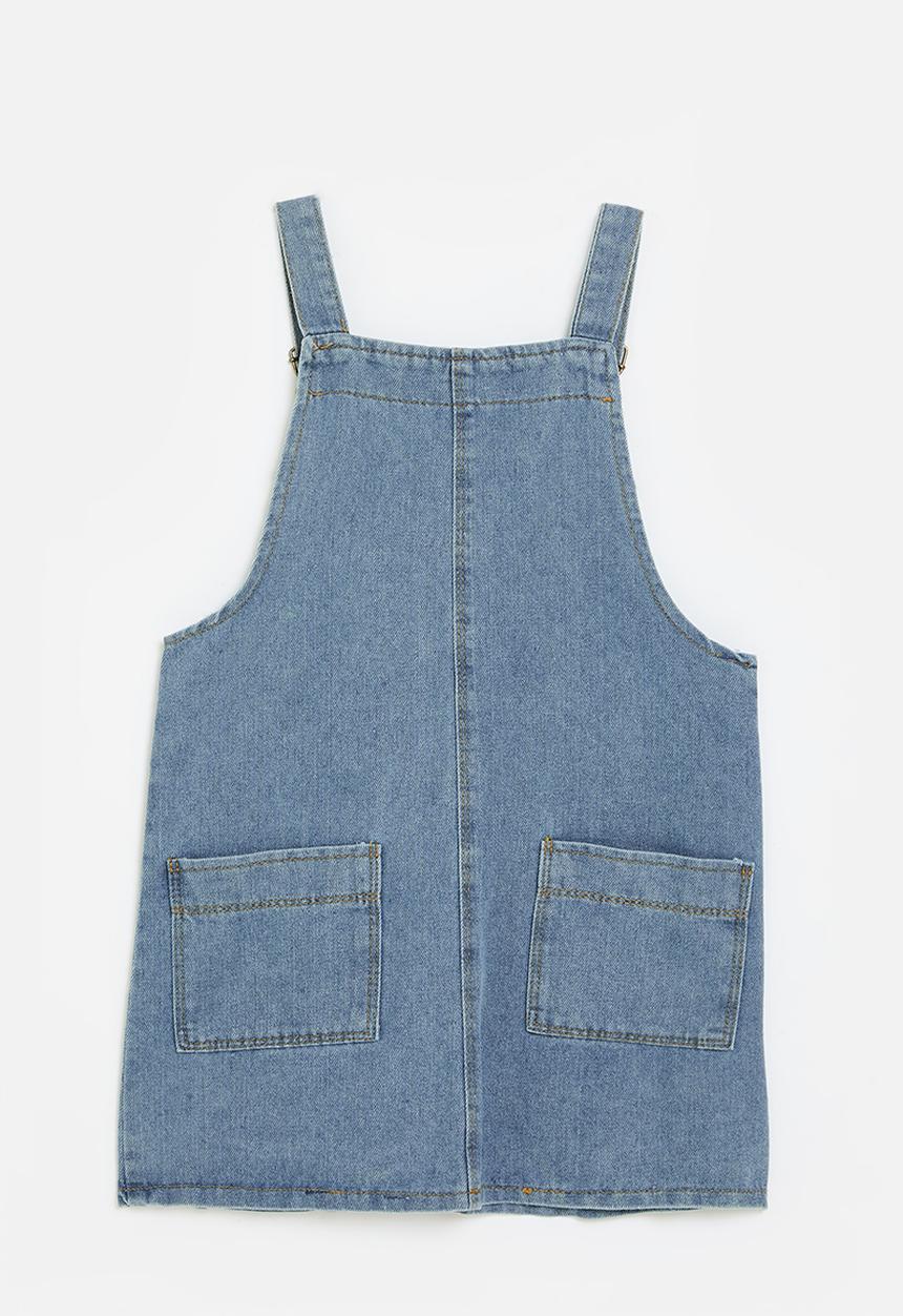 Pop Candy - Pinafore dress - mid blue