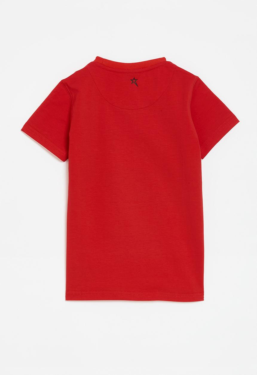 SOVIET - Boys animation fashion tee - red