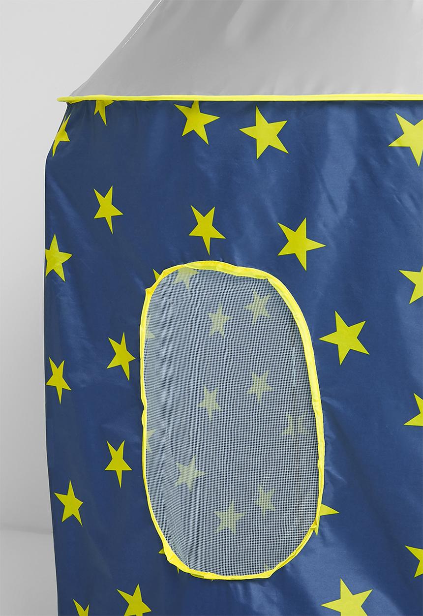Pop Candy - Space rocket play tent - blue & grey