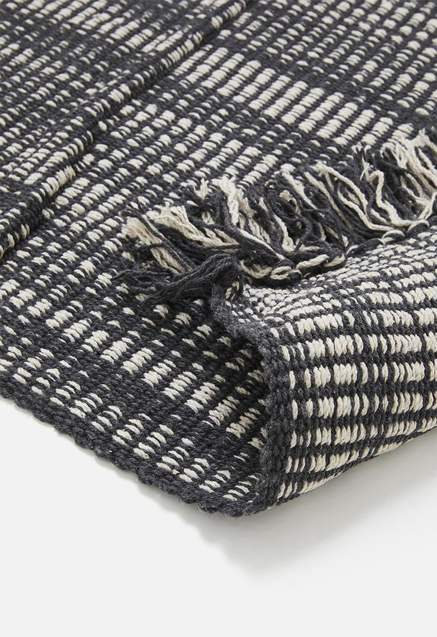 H&S - Cotton Rug - Grey