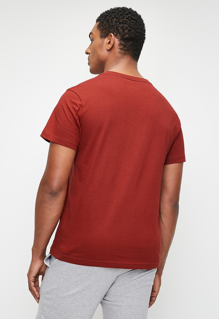 Reebok - Reebok identity big logo tee - rich maroon