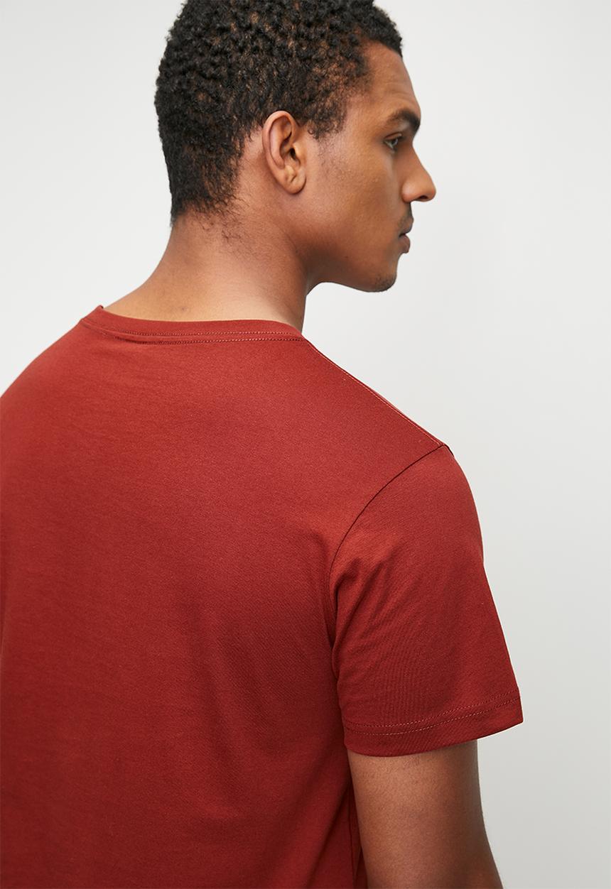 Reebok - Reebok identity big logo tee - rich maroon