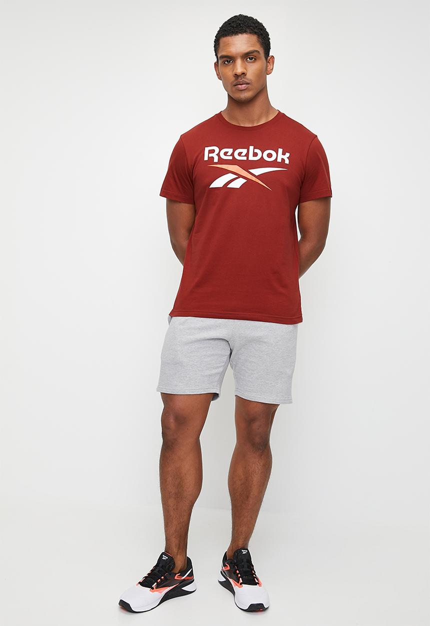 Reebok - Reebok identity big logo tee - rich maroon