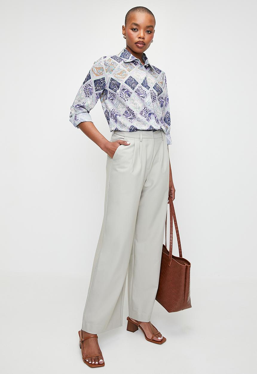 Pringle of Scotland - Pringle lucy satin shirt - multi