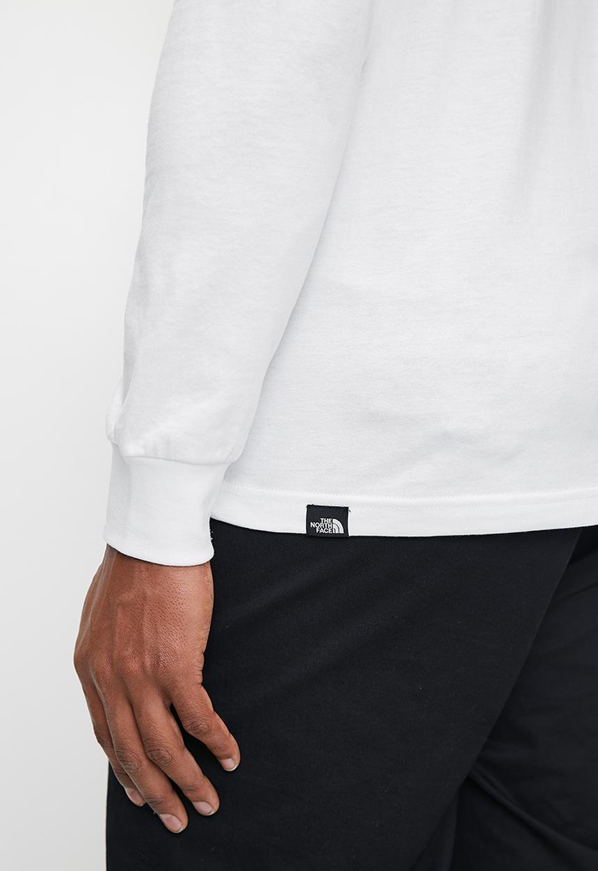 The North Face - M Long sleeve tee - white 