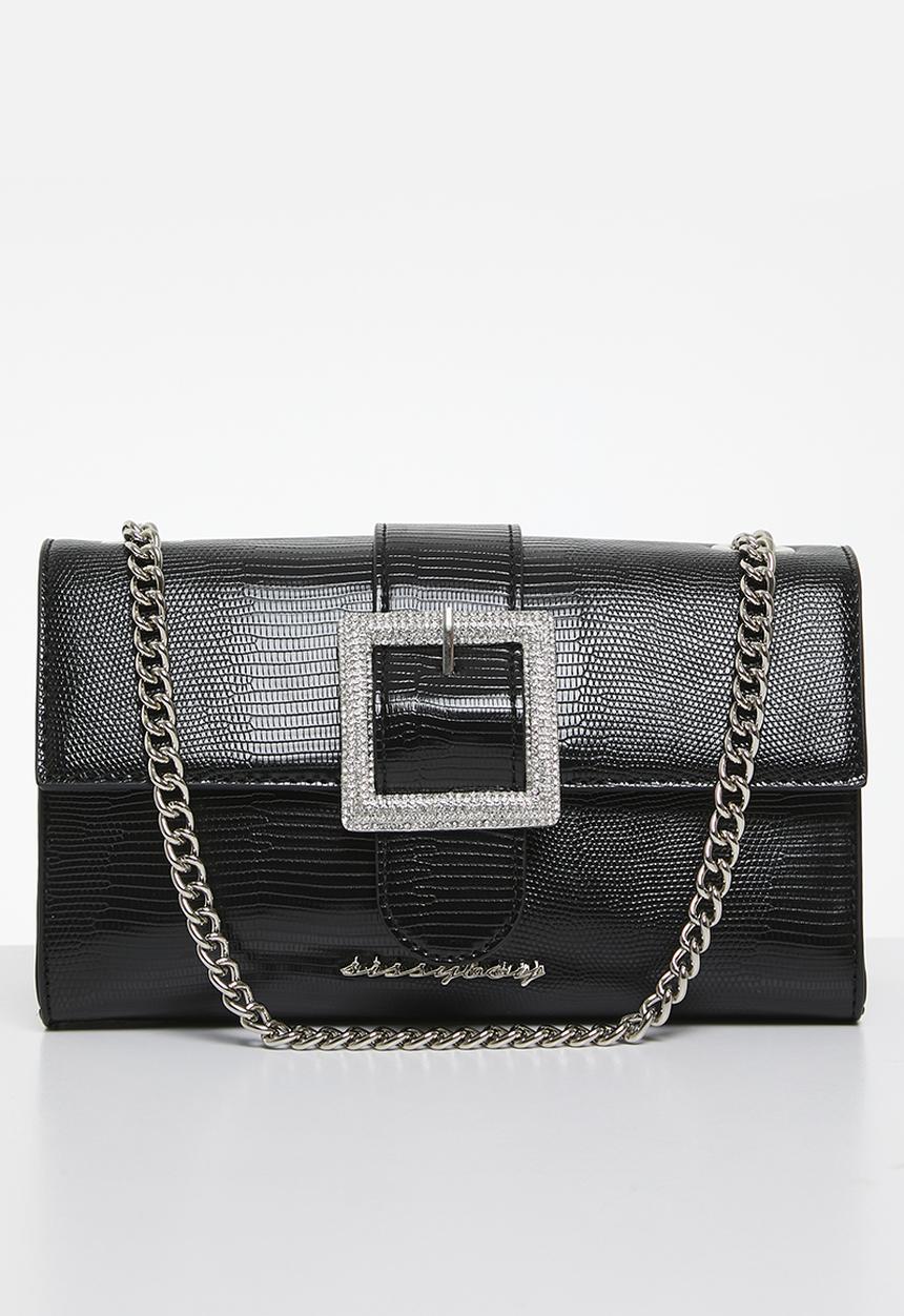 SISSY BOY - Buckle Crossbody - Black