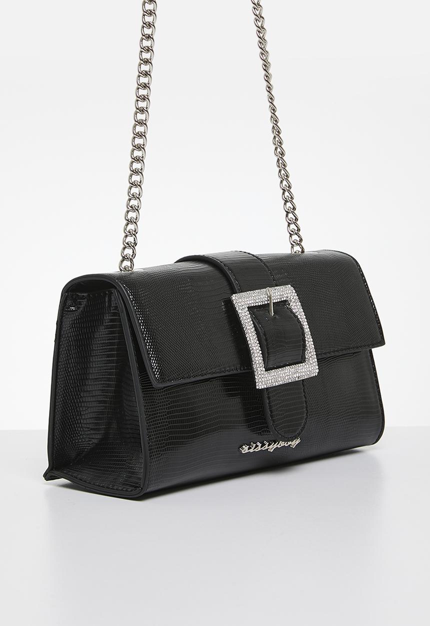 SISSY BOY - Buckle Crossbody - Black