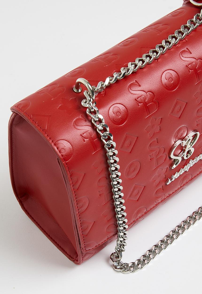 SISSY BOY - Embossed Crossbody - Red