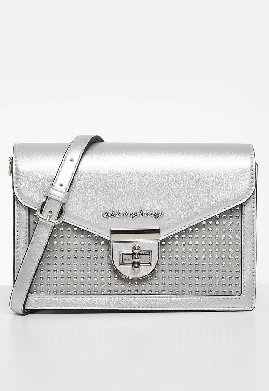 SISSY BOY - Diamate Crossbody - Silver