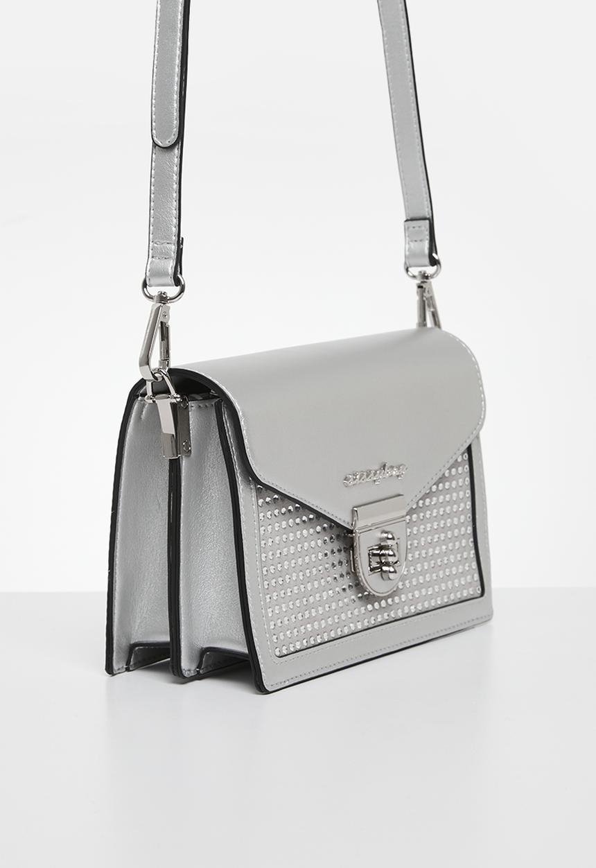 SISSY BOY - Diamate Crossbody - Silver