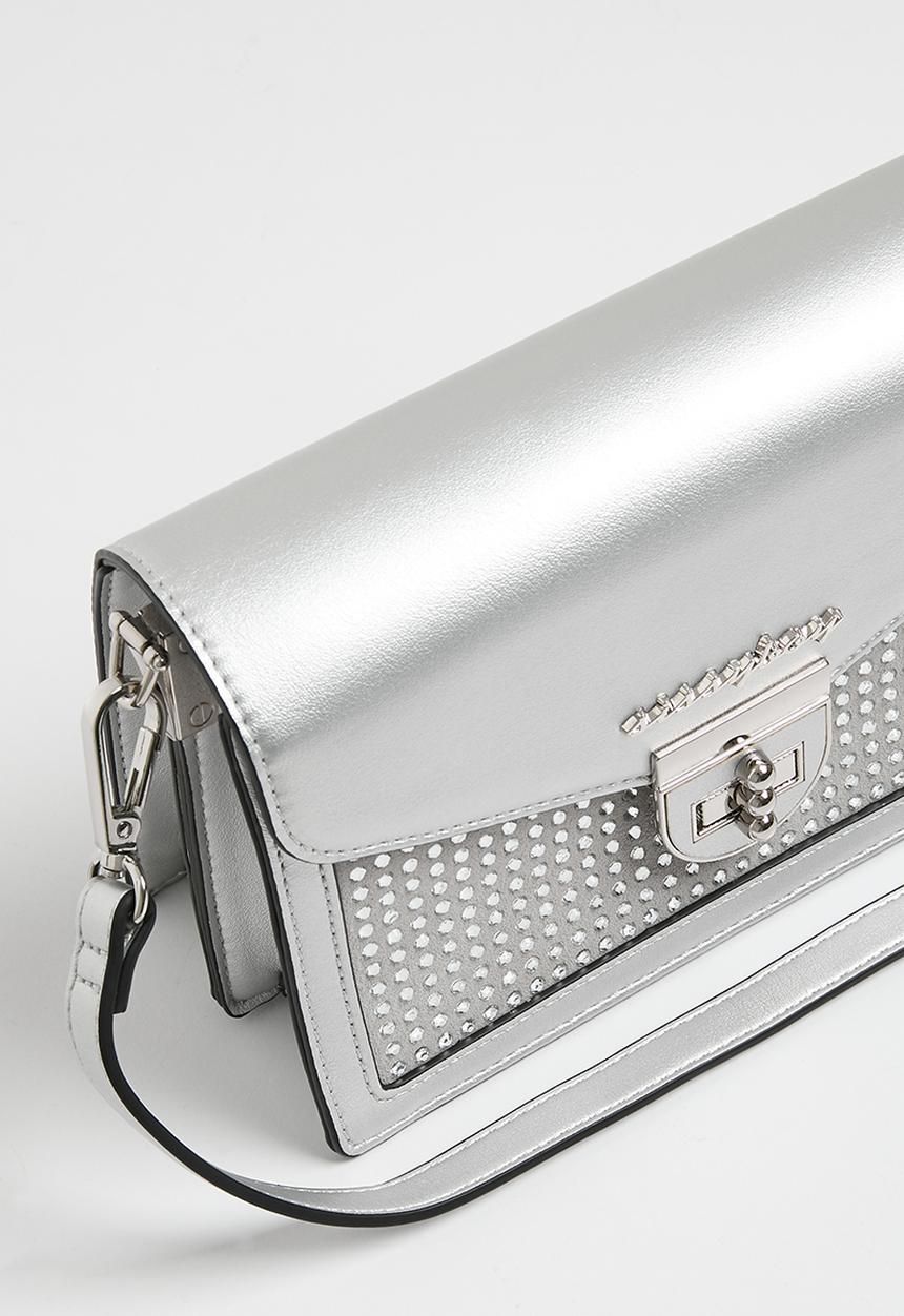 SISSY BOY - Diamate Crossbody - Silver