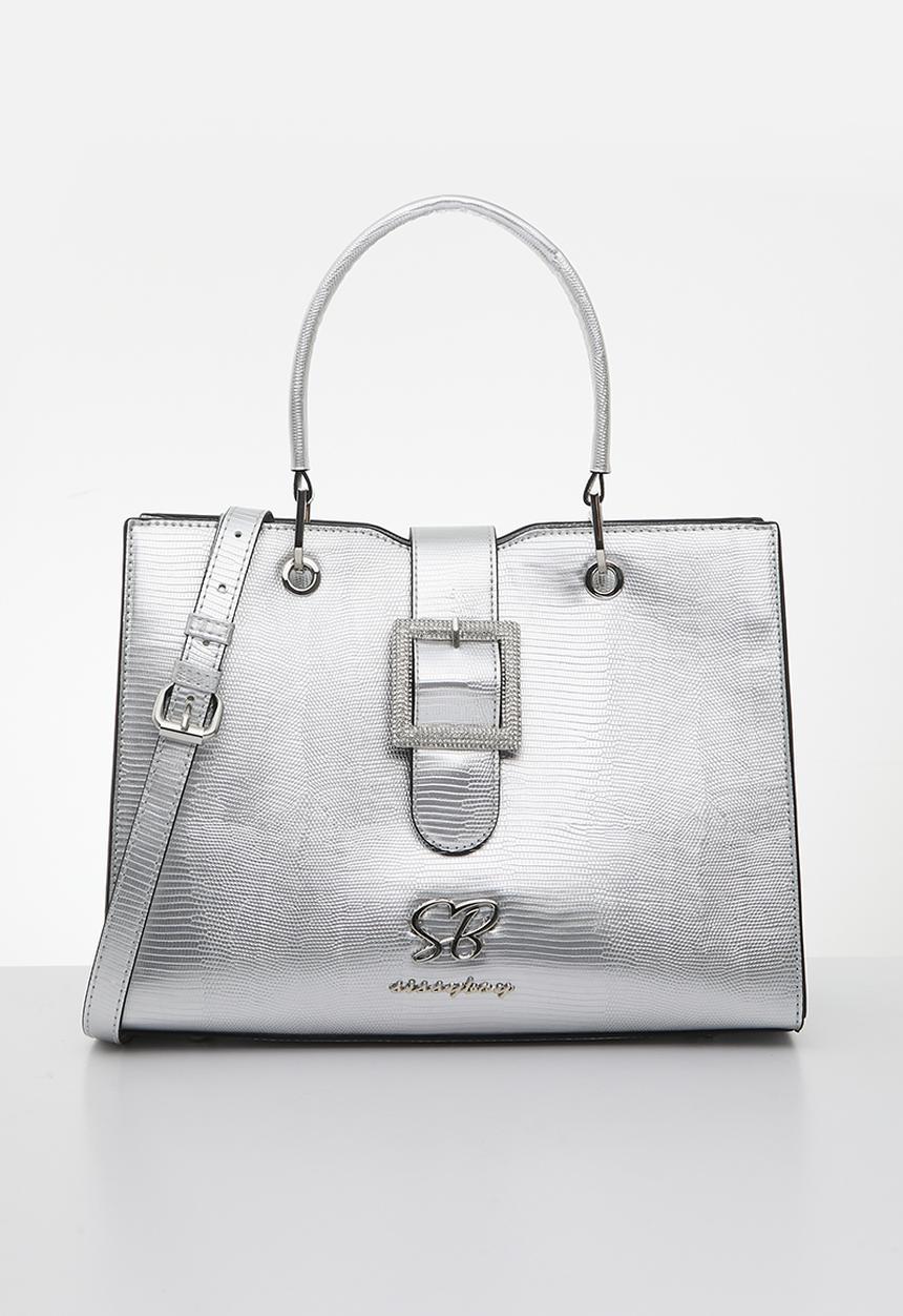 SISSY BOY - Buckle Tote - Silver
