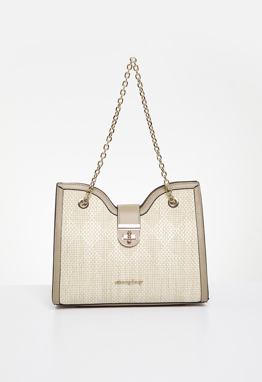SISSY BOY - Woven Tote - beige
