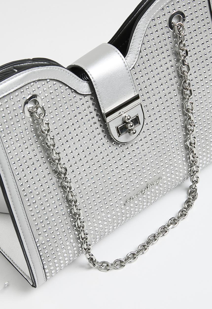 SISSY BOY - Woven Tote - Silver