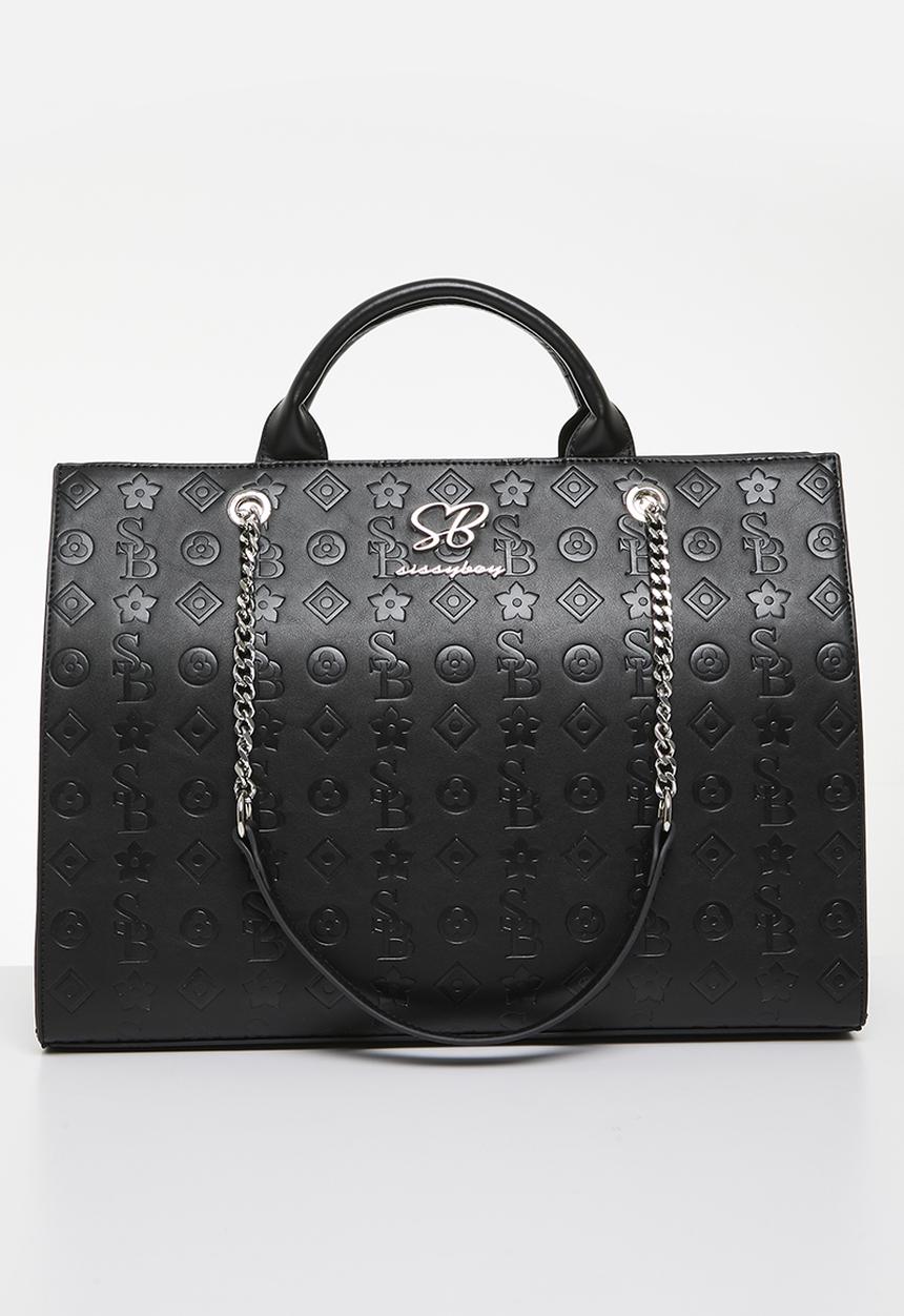 SISSY BOY - Embossed Tote - Black