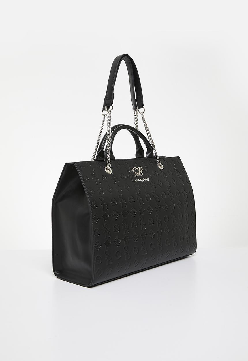 SISSY BOY - Embossed Tote - Black