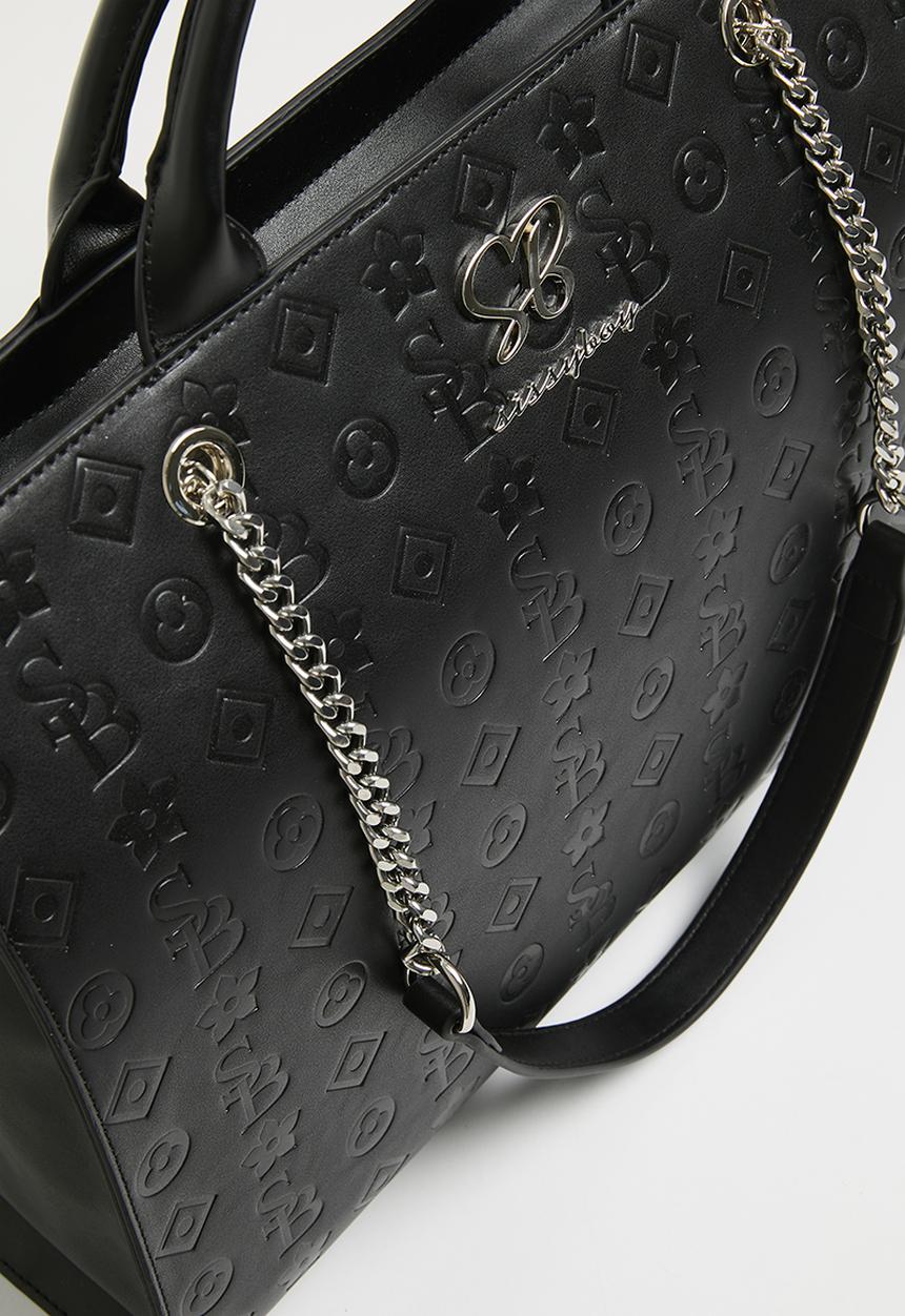 SISSY BOY - Embossed Tote - Black