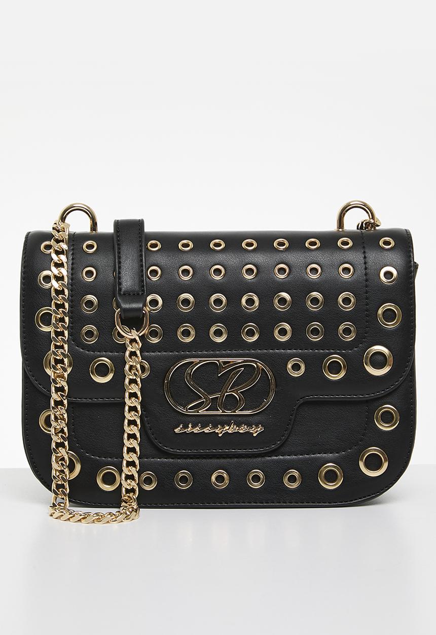 SISSY BOY - Stud Crossbody - Black