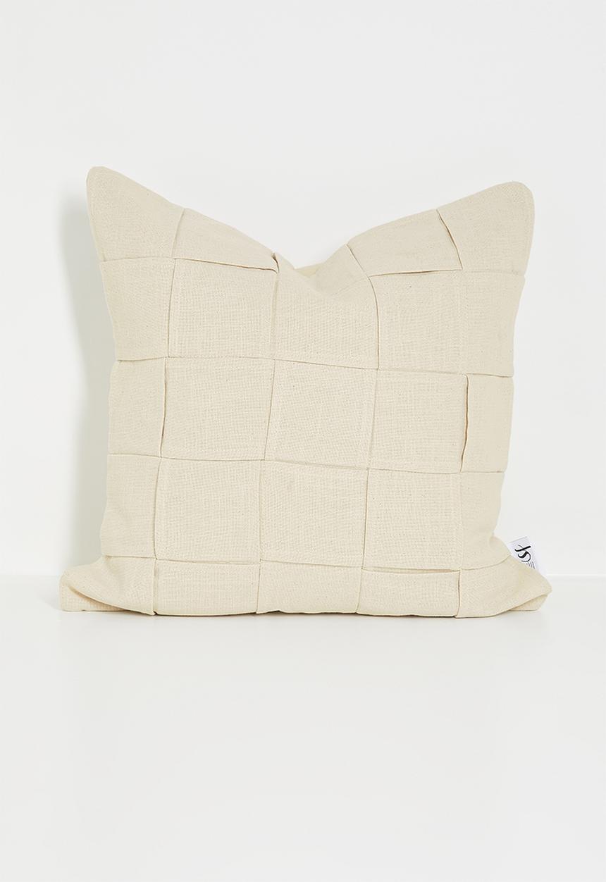 Sixth Floor - Inter woven cushion cover - Natural