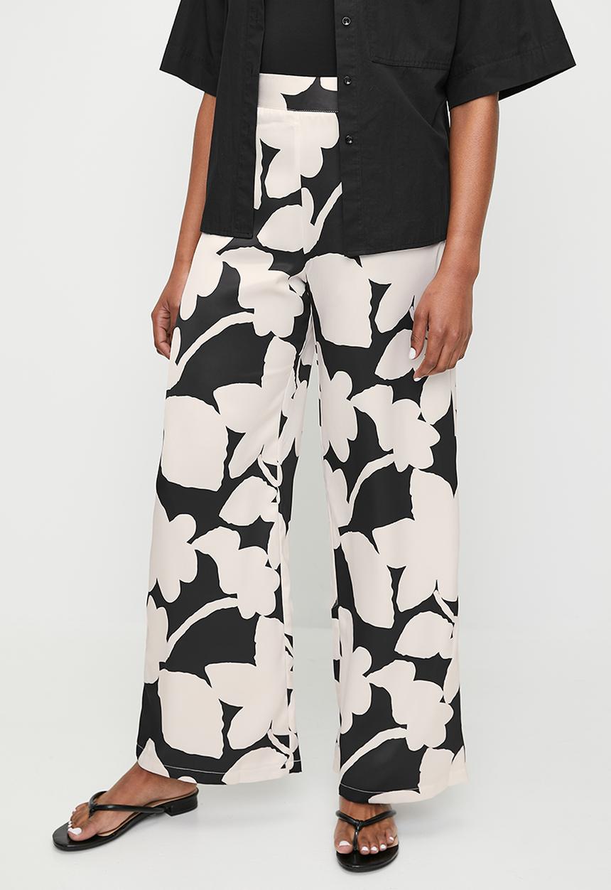 edit - Co-ord wide leg - macro tropical fern