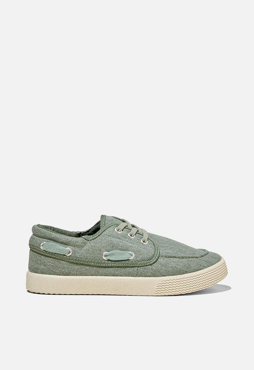 Cotton On - Billy boat shoe - swag green