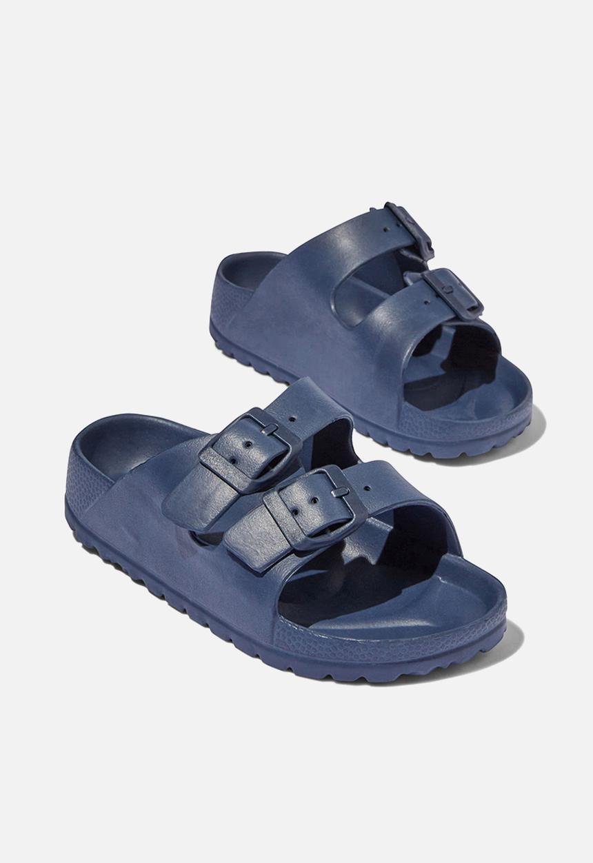 Cotton On - Twin strap slide - vintage navy