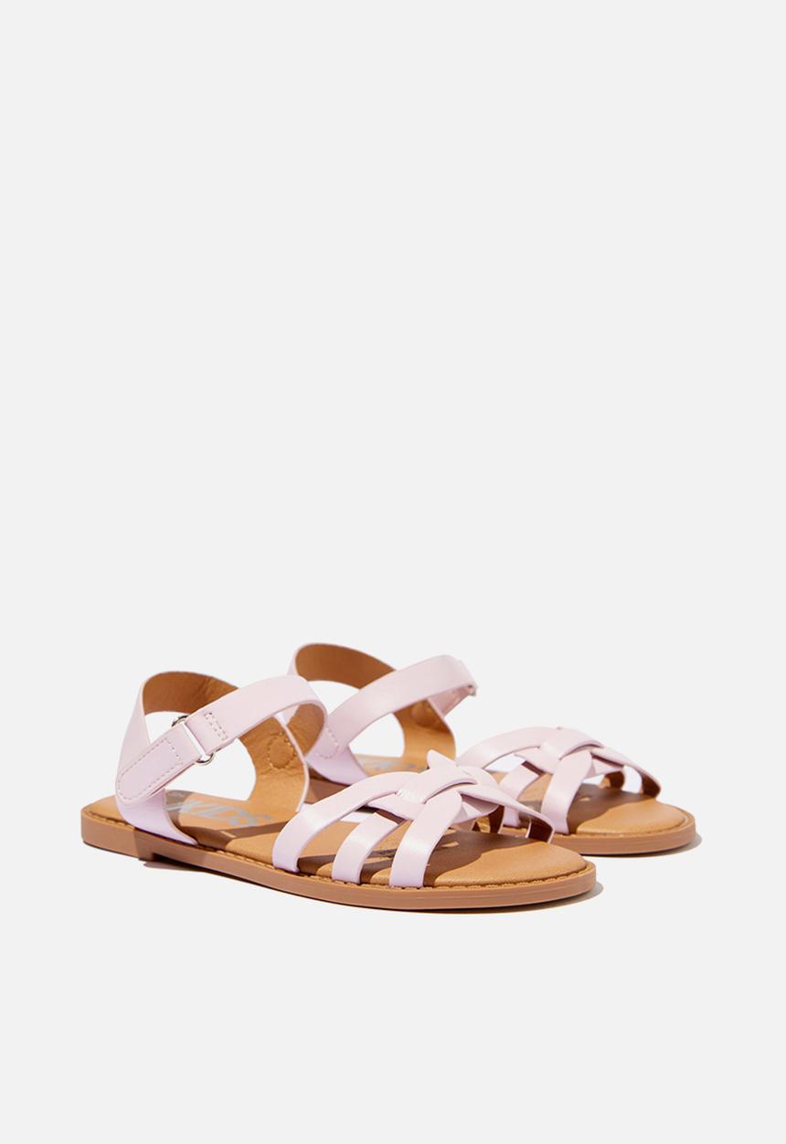 Cotton On - Georgie cross over sandal - blush pink