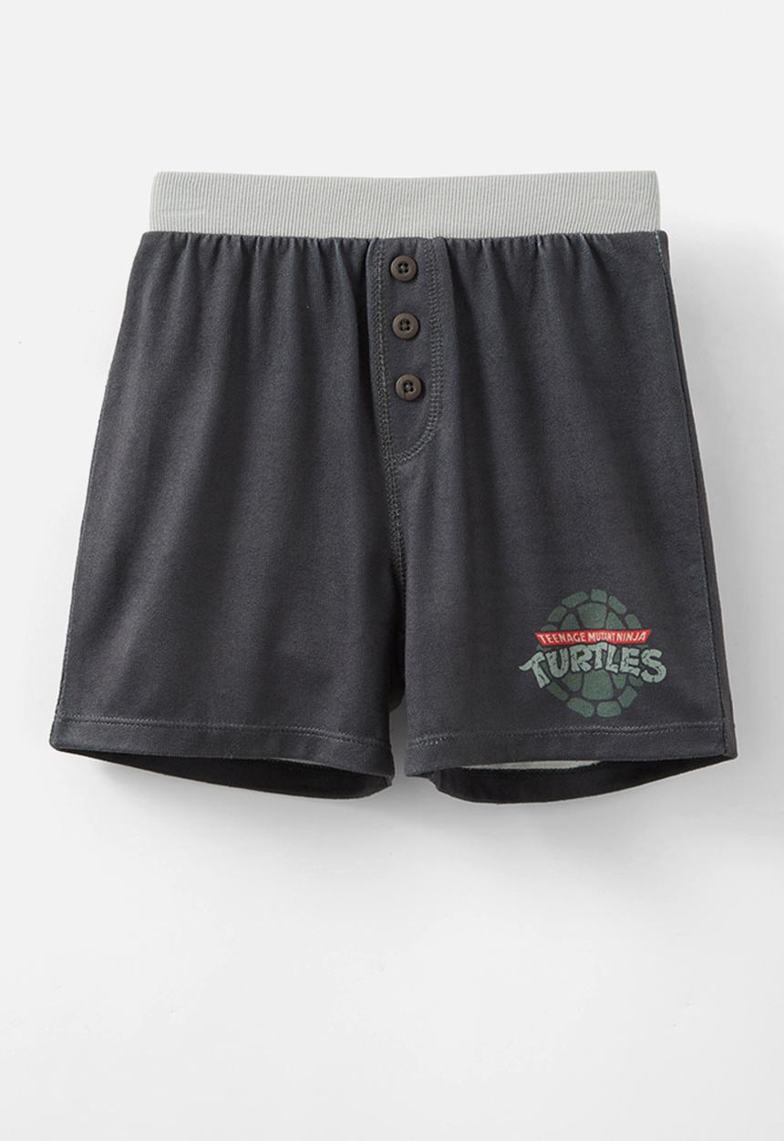 Cotton On - Damon short sleeve pyjama set license - lcn nic rabbit grey/tmnt & friends