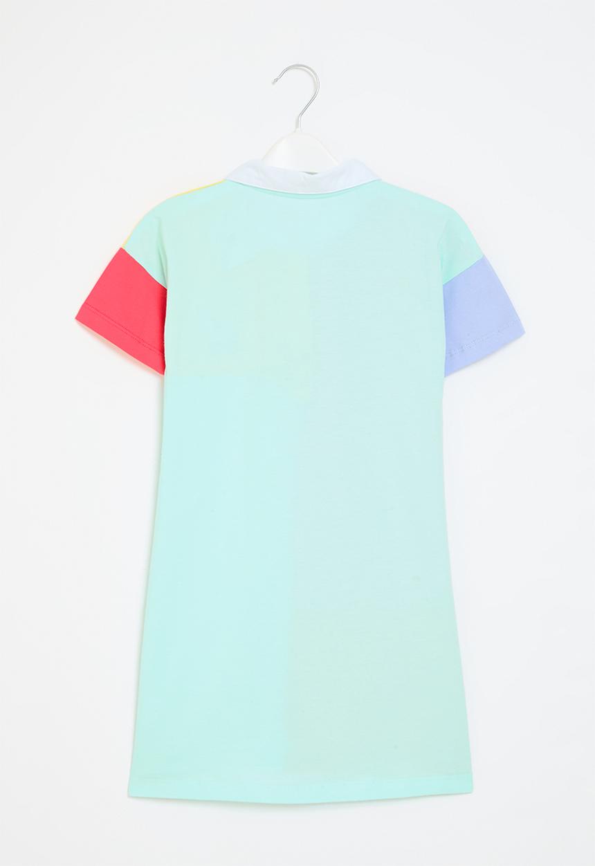Pop Candy - Colour block golf dress - multi