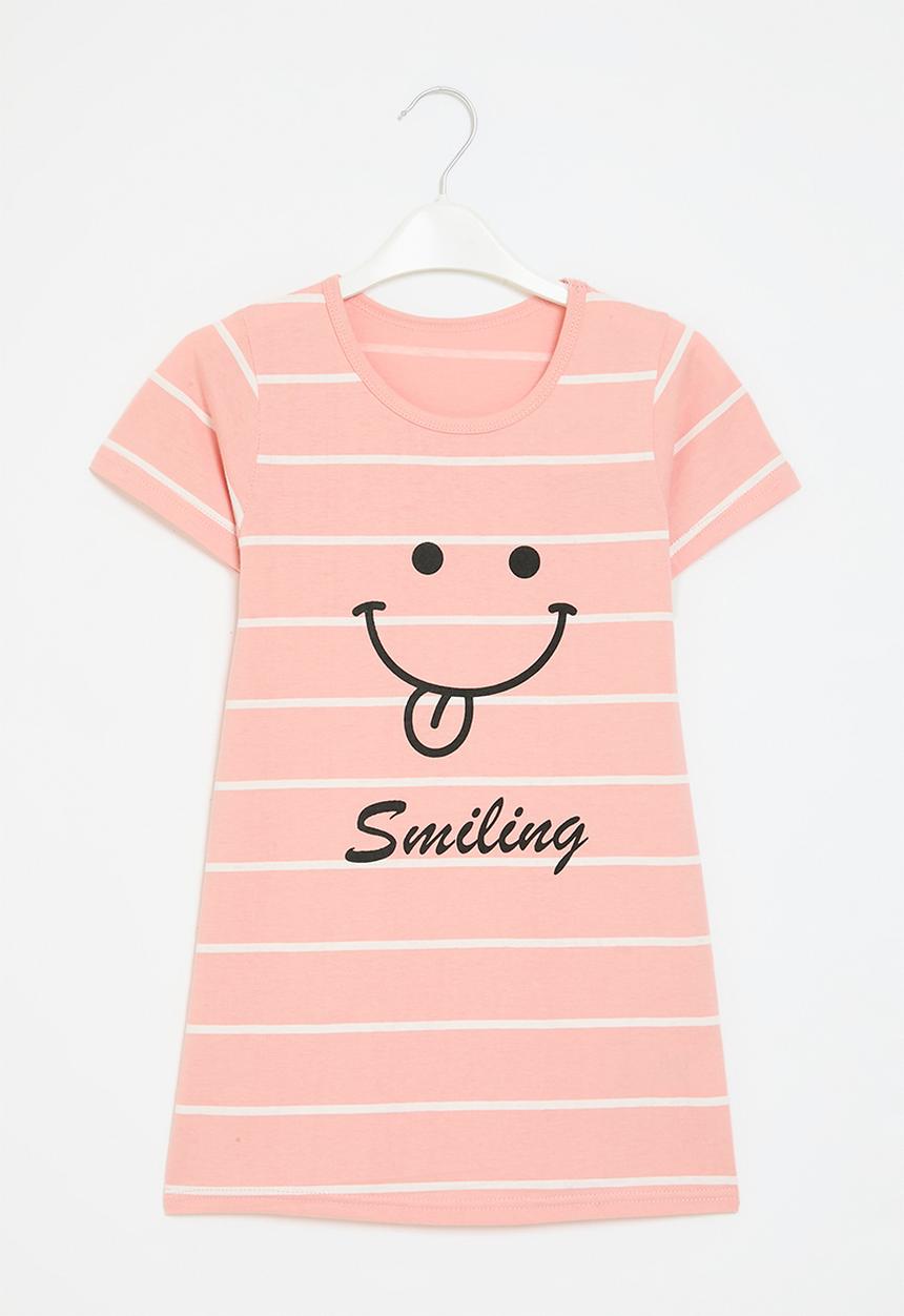 Pop Candy - Striped night dress - pink