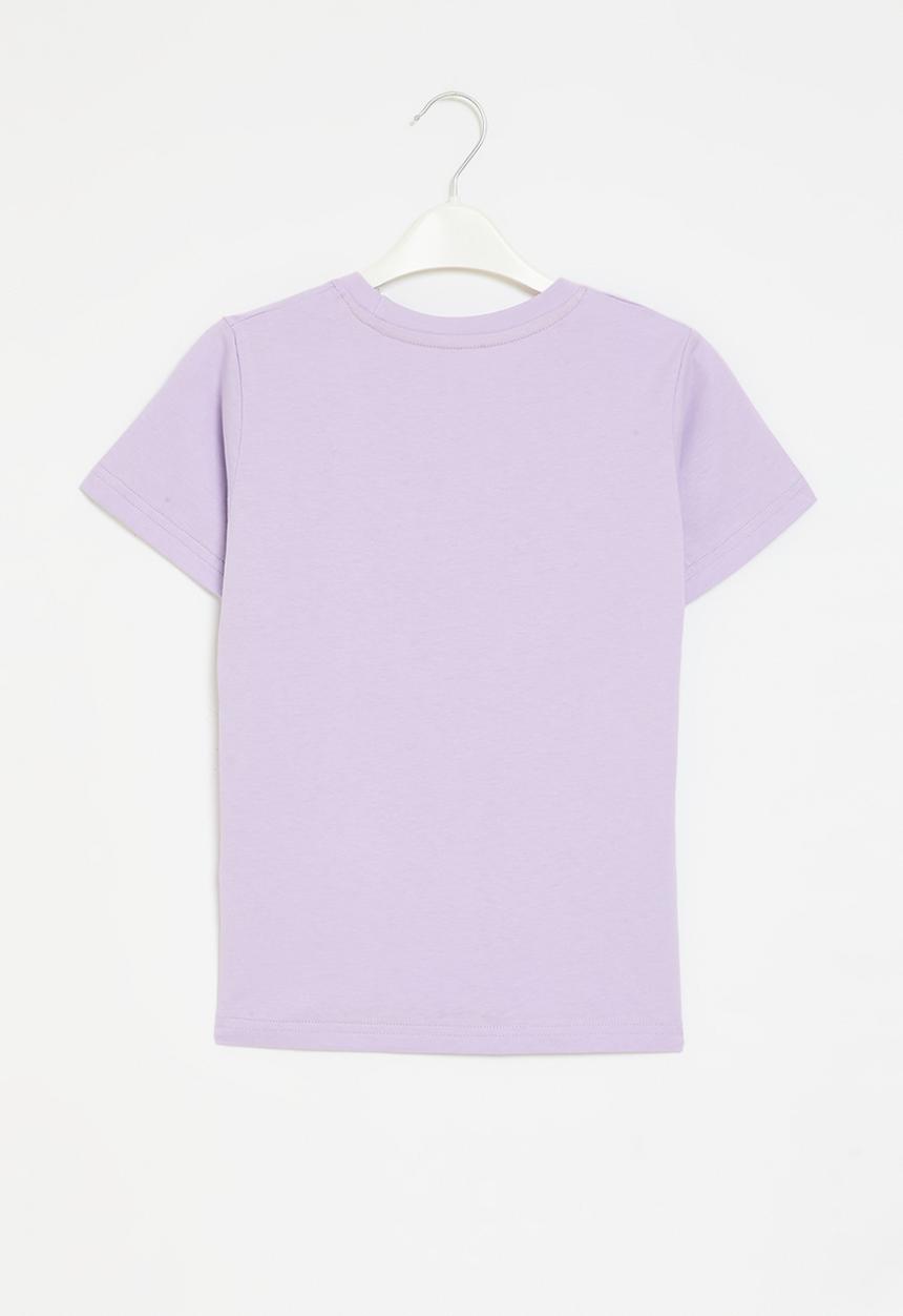 Pop Candy - Printed crew neck tee - lilac