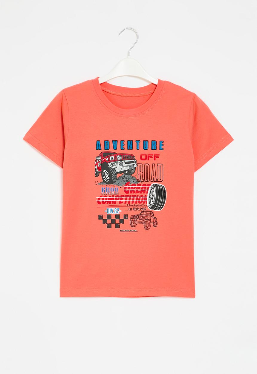Pop Candy - Adventure road tee - coral