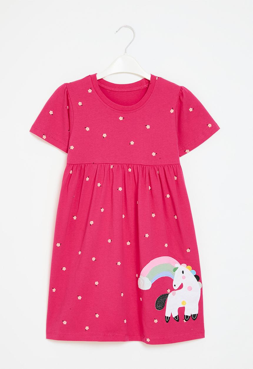 Pop Candy - Polka dot dress - pink & white