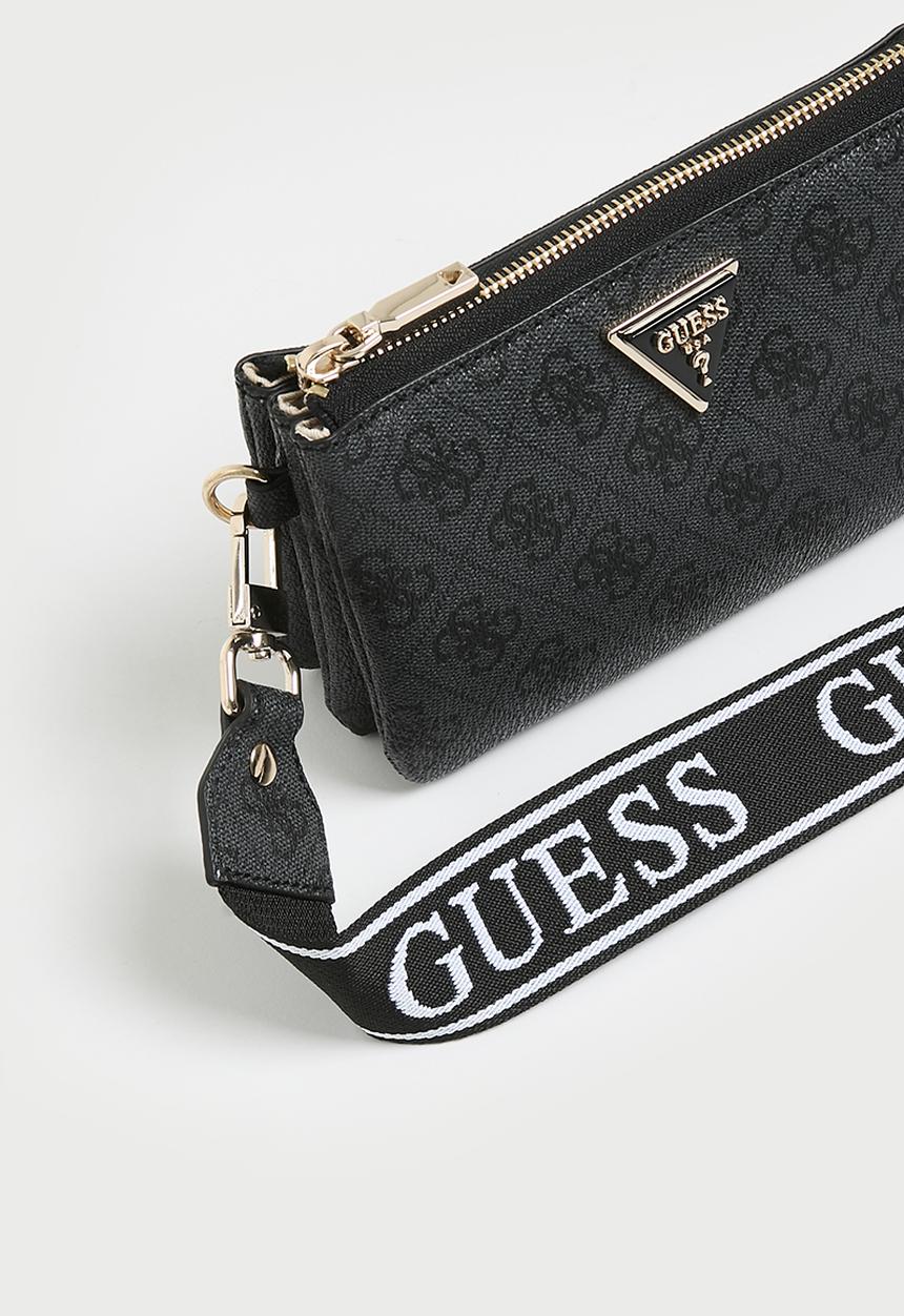 GUESS - Latona  mini tri compartment bag-black logo