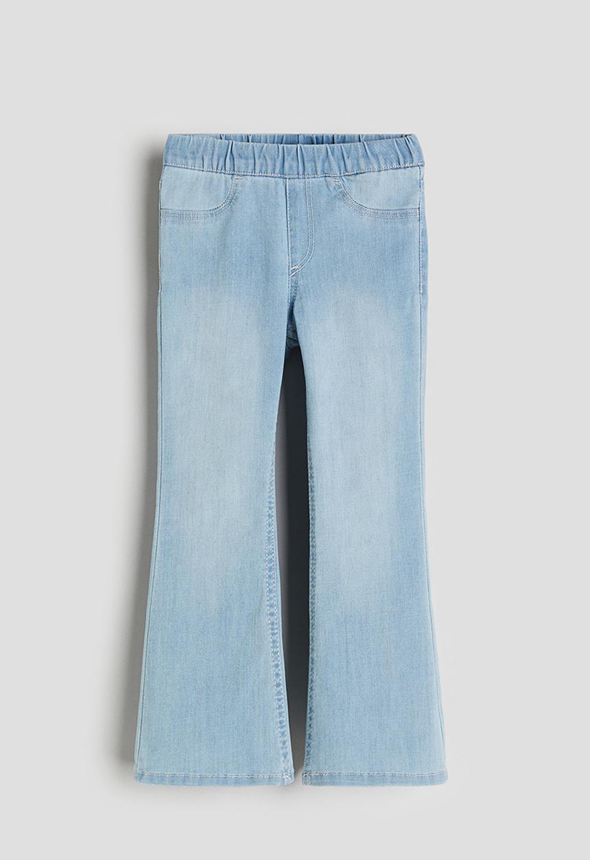 H&M - Superstretch flare fit jeans - light denim blue
