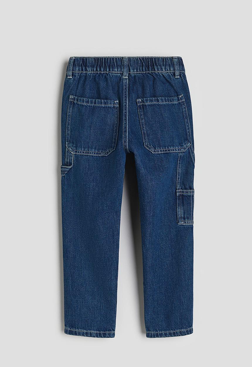 H&M - Carpenter denim trousers - dark denim blue