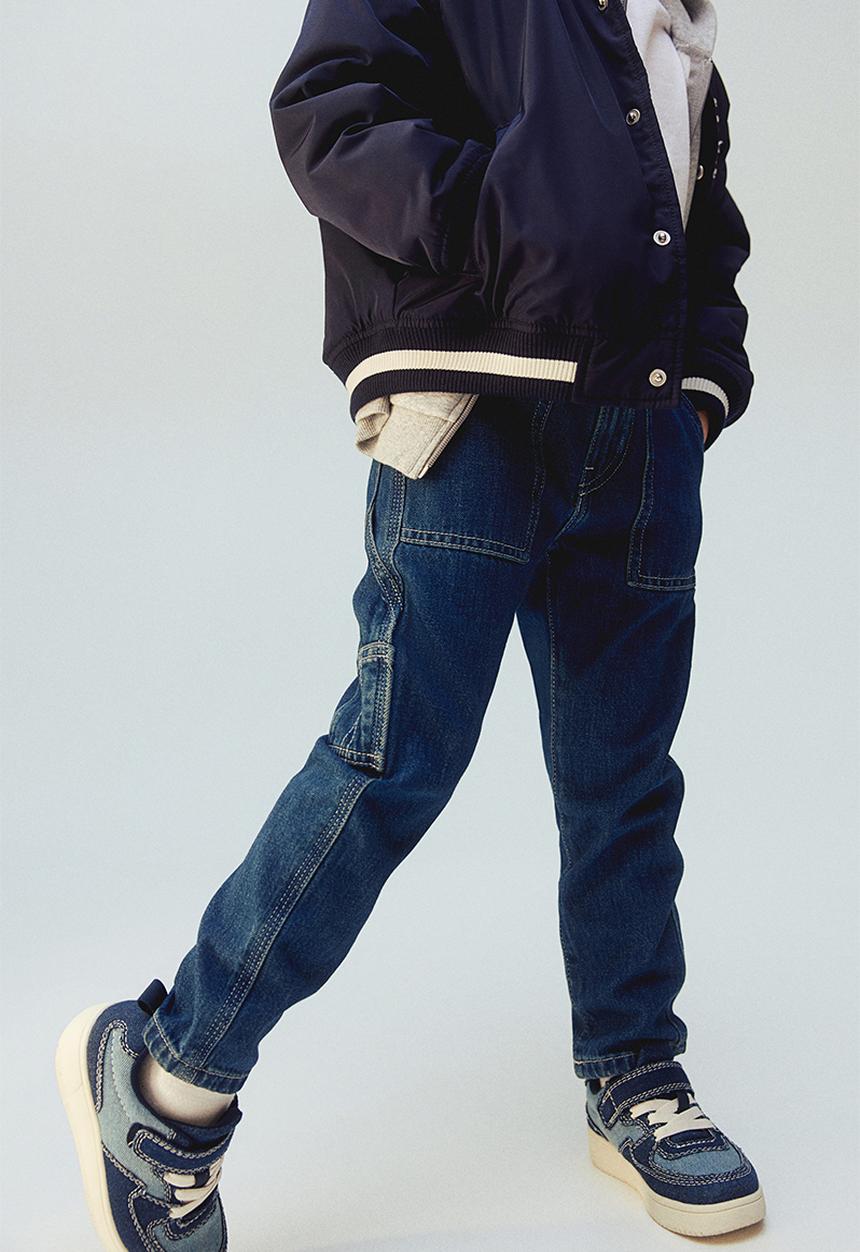 H&M - Carpenter denim trousers - dark denim blue