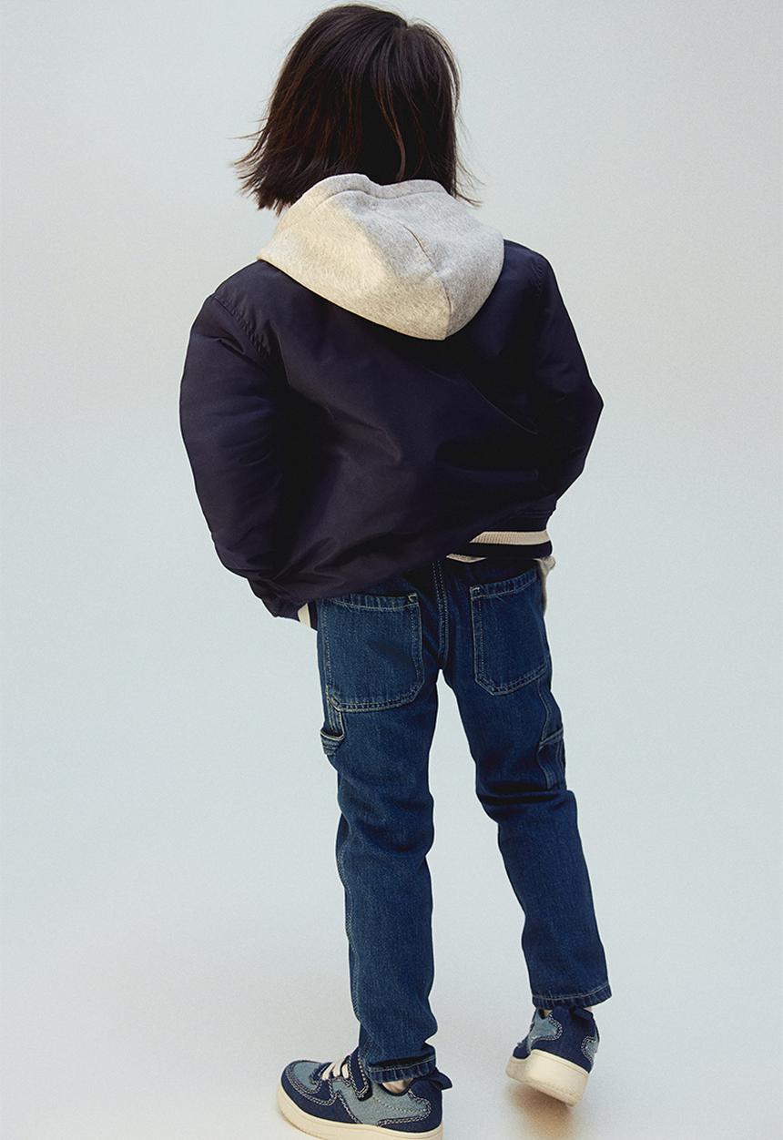 H&M - Carpenter denim trousers - dark denim blue
