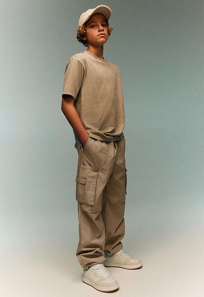 H&M - Parachute trousers - beige