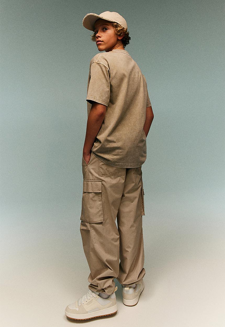 H&M - Parachute trousers - beige