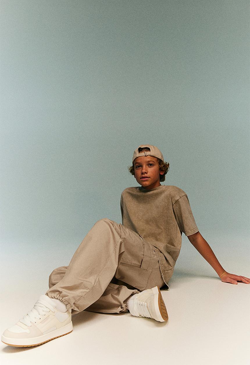 H&M - Parachute trousers - beige