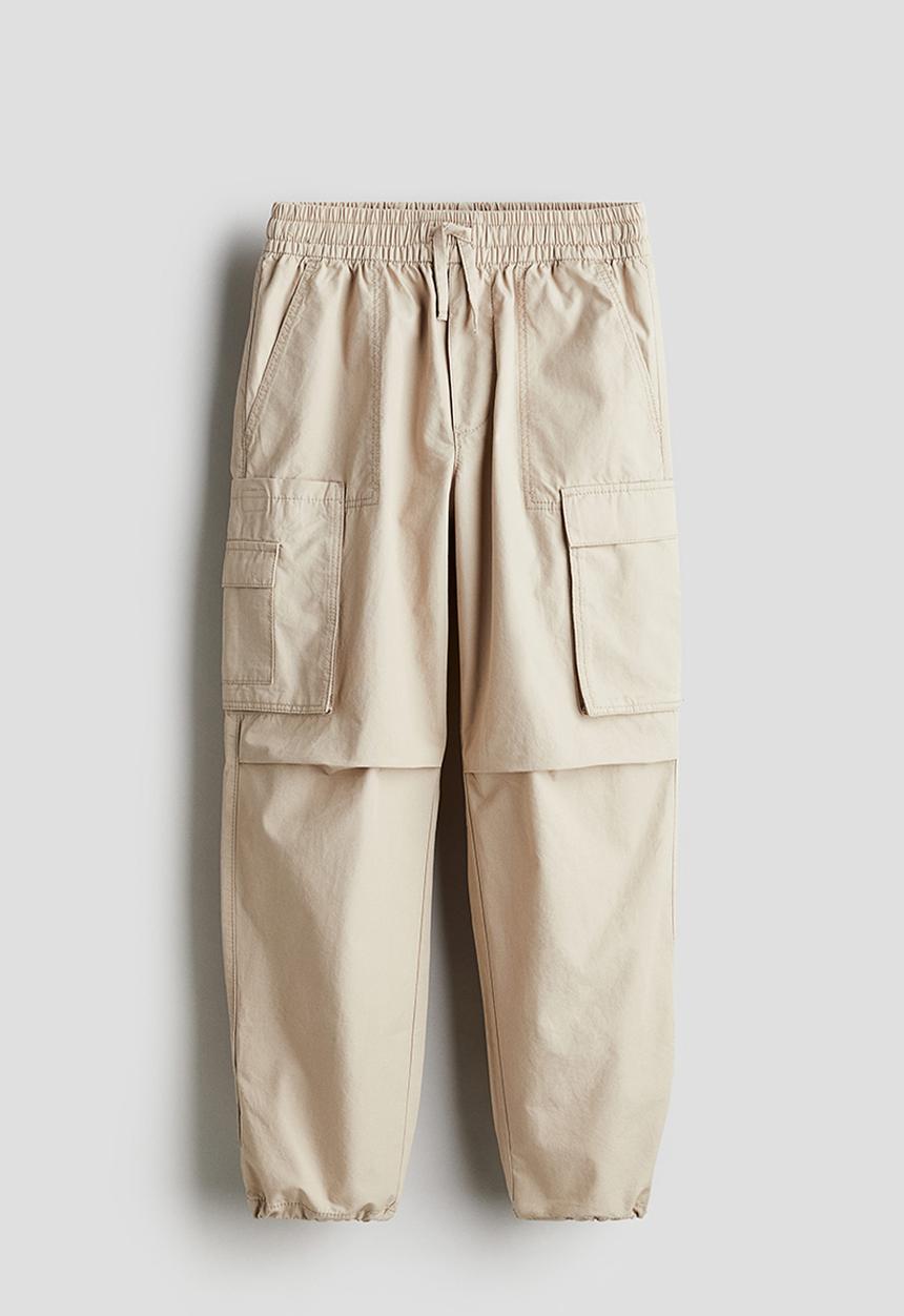 H&M - Parachute trousers - beige