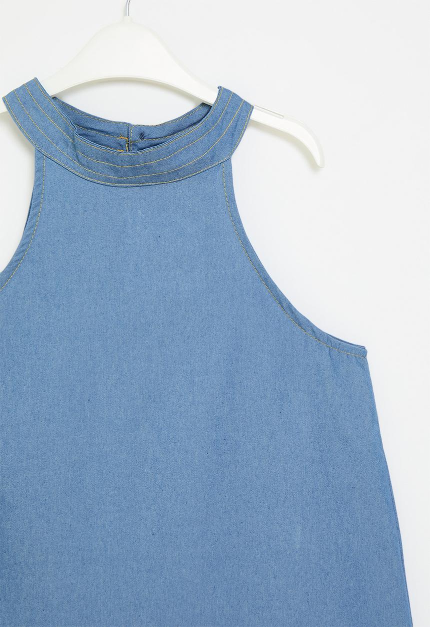 Pop Candy - Denim dress - blue