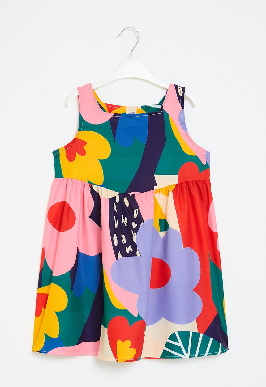 Pop Candy - Abstract floral dress - multi