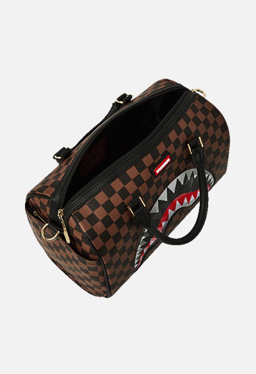 Sprayground - Sharks in paris lenticular chomp mini duffle - brown