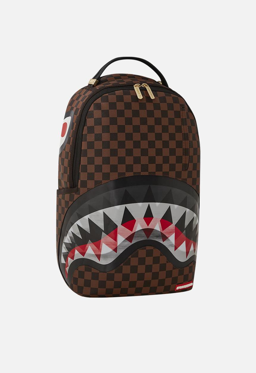 Sprayground - Sharks in paris lenticular chomp backpack - brown