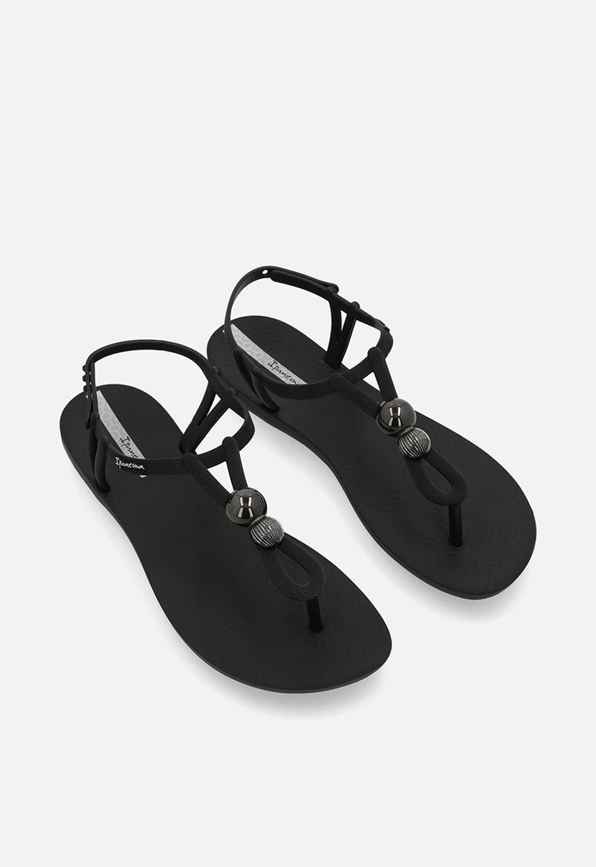 Ipanema - Class spheres fashion thong - black silver
