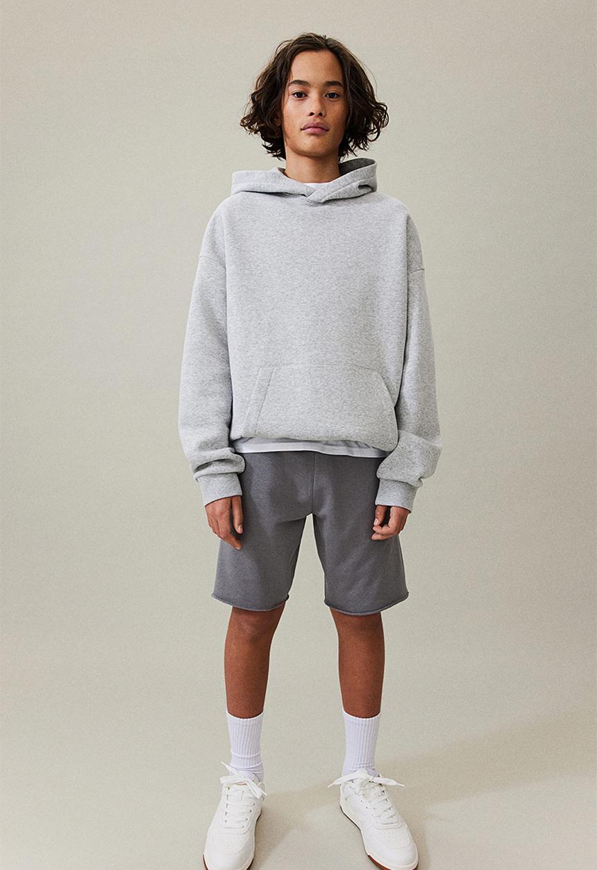 H&M - 3-Pack shorts - light grey marl & black
